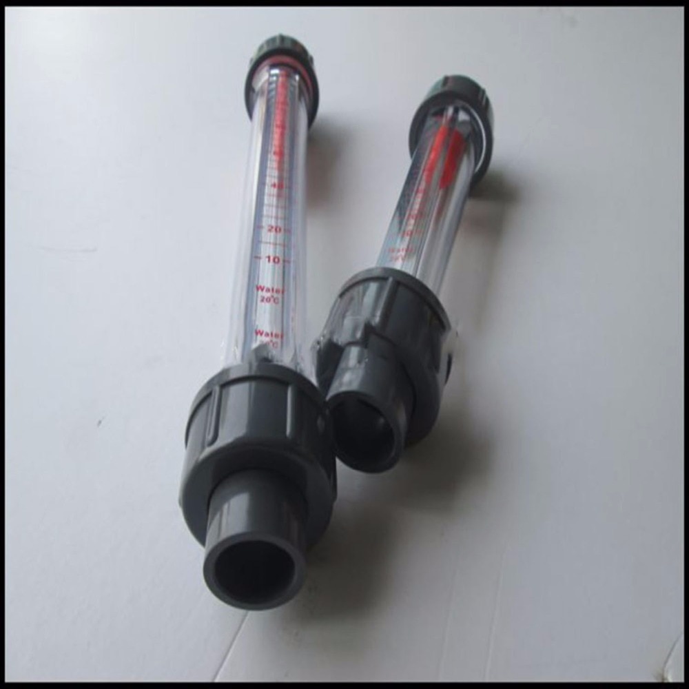 LZS-25 (100-1000l/h shor tube) 고품질 파이프 플로트 액체 플라스틱 유량계 측정 유량계 lzs25